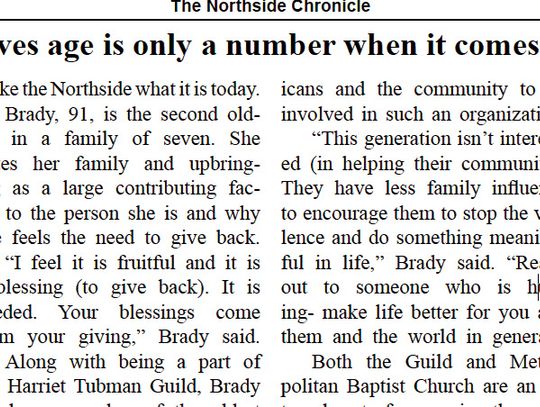 From the Archives: January 2016 — Fineview volunteer continues to practice civic pride, community-first approach