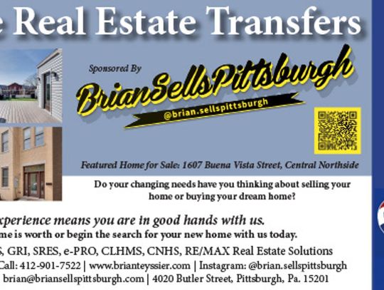 Real Estate Transfers Sept. 7 to Sept. 14