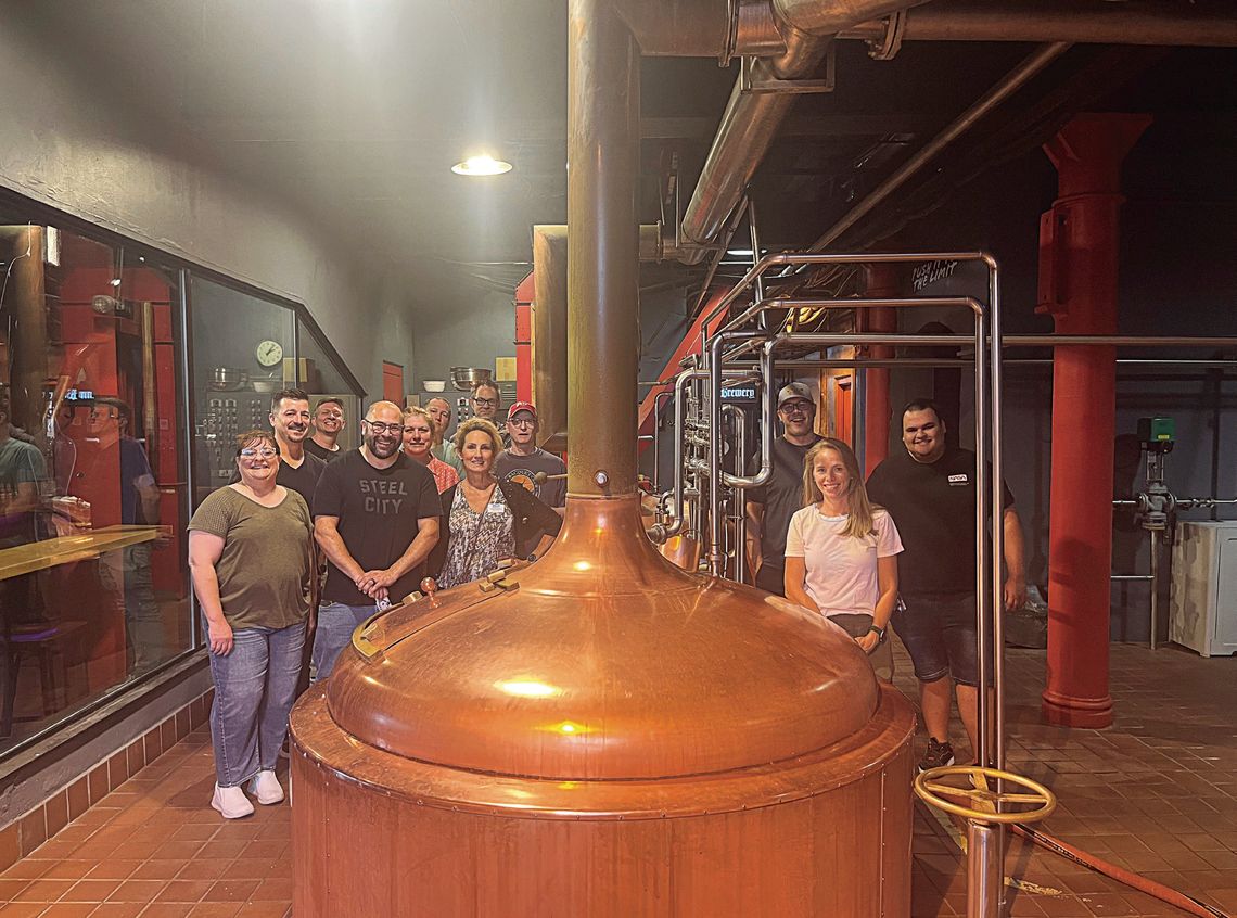 Chamber Update: A taste of history: Chamber members brew 1897 at Penn Brewery Chamber Update: A taste of history: Chamber members brew 1897 at Penn Brewery