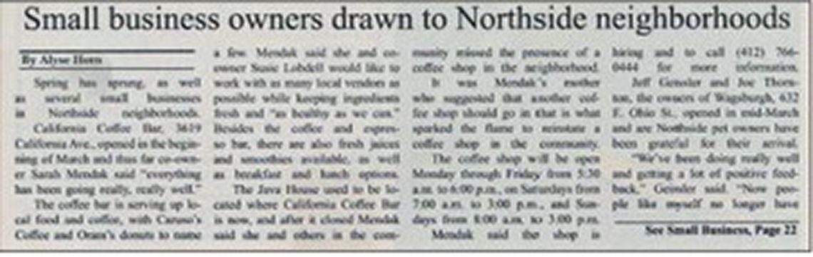 April 2017: Small business owners drawn to Northside neighborhoods