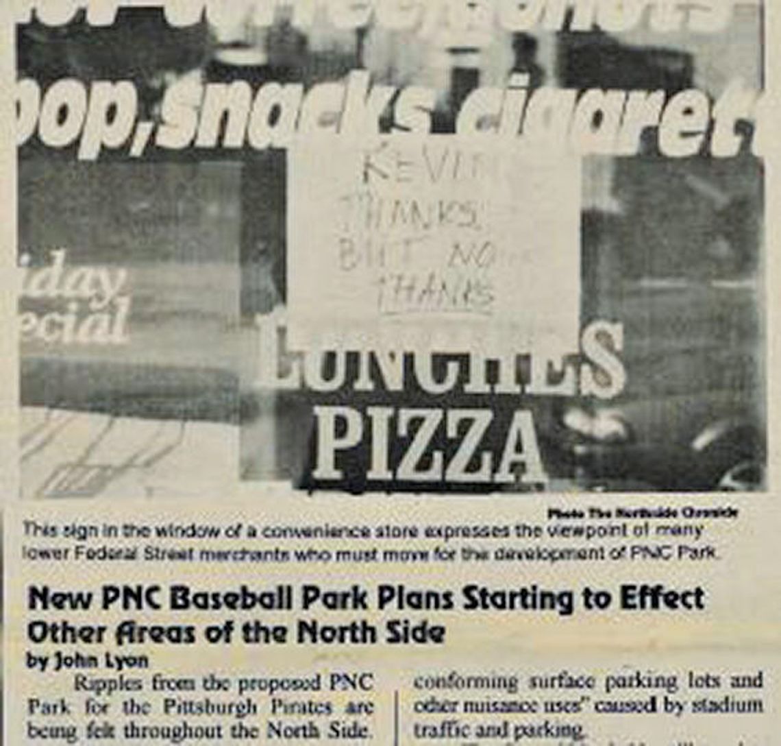 February 1999: New PNC Baseball Park Plans Starting to Affect Other Areas of the North Side