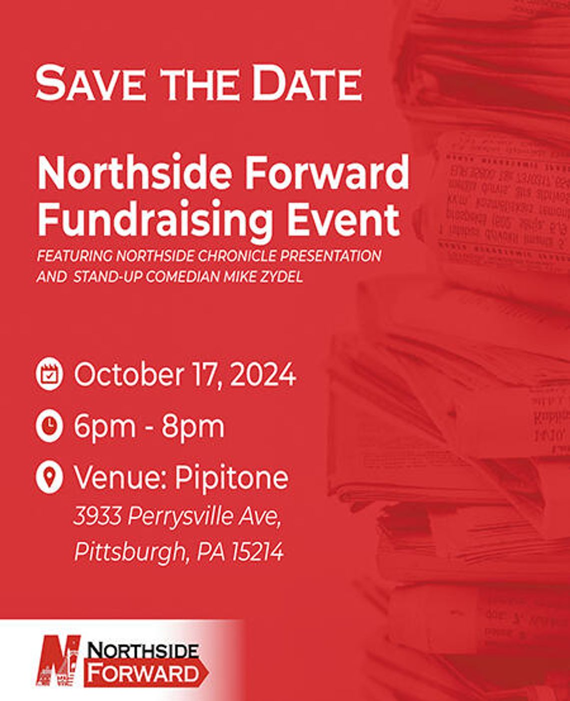 SAVE THE DATE: Northside Forward Fundraising Event