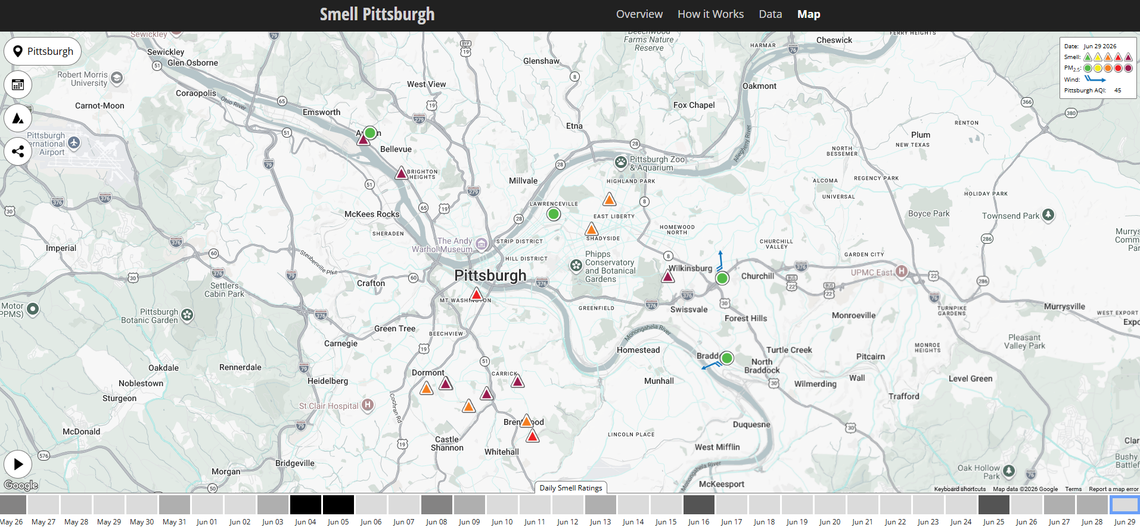 Smell Pittsburgh: Helping track air pollution in the Steel City for 10 years Smell Pittsburgh: Helping track air pollution in the Steel City for 10 years